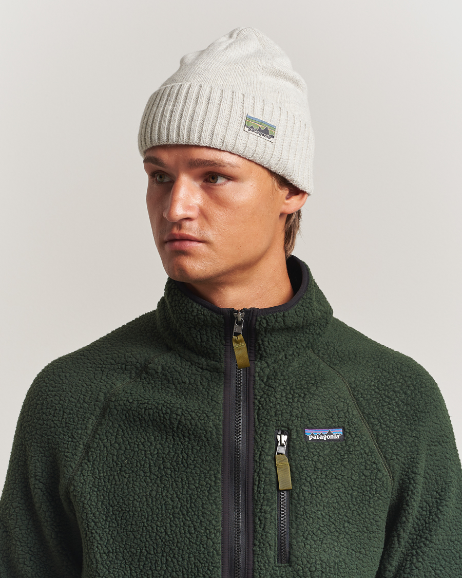 Herre | Luer | Patagonia | Brodeo Beanie Crisp Grey
