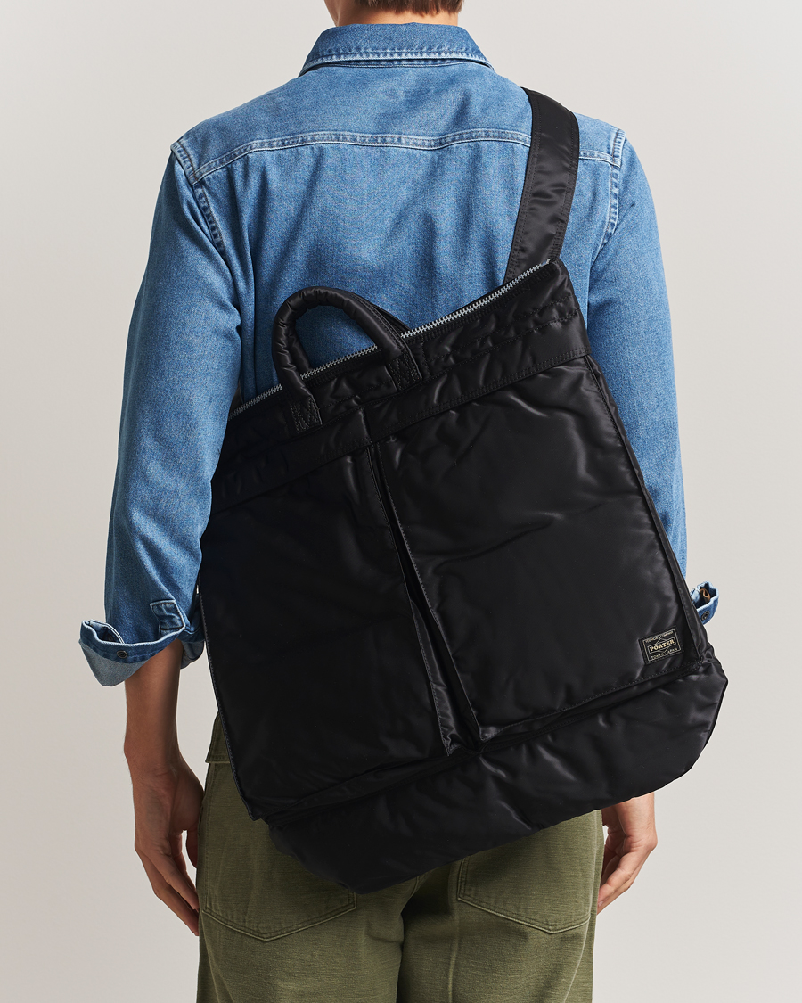 Herre | Vesker | Porter-Yoshida & Co. | Tanker Helmet Bag Black