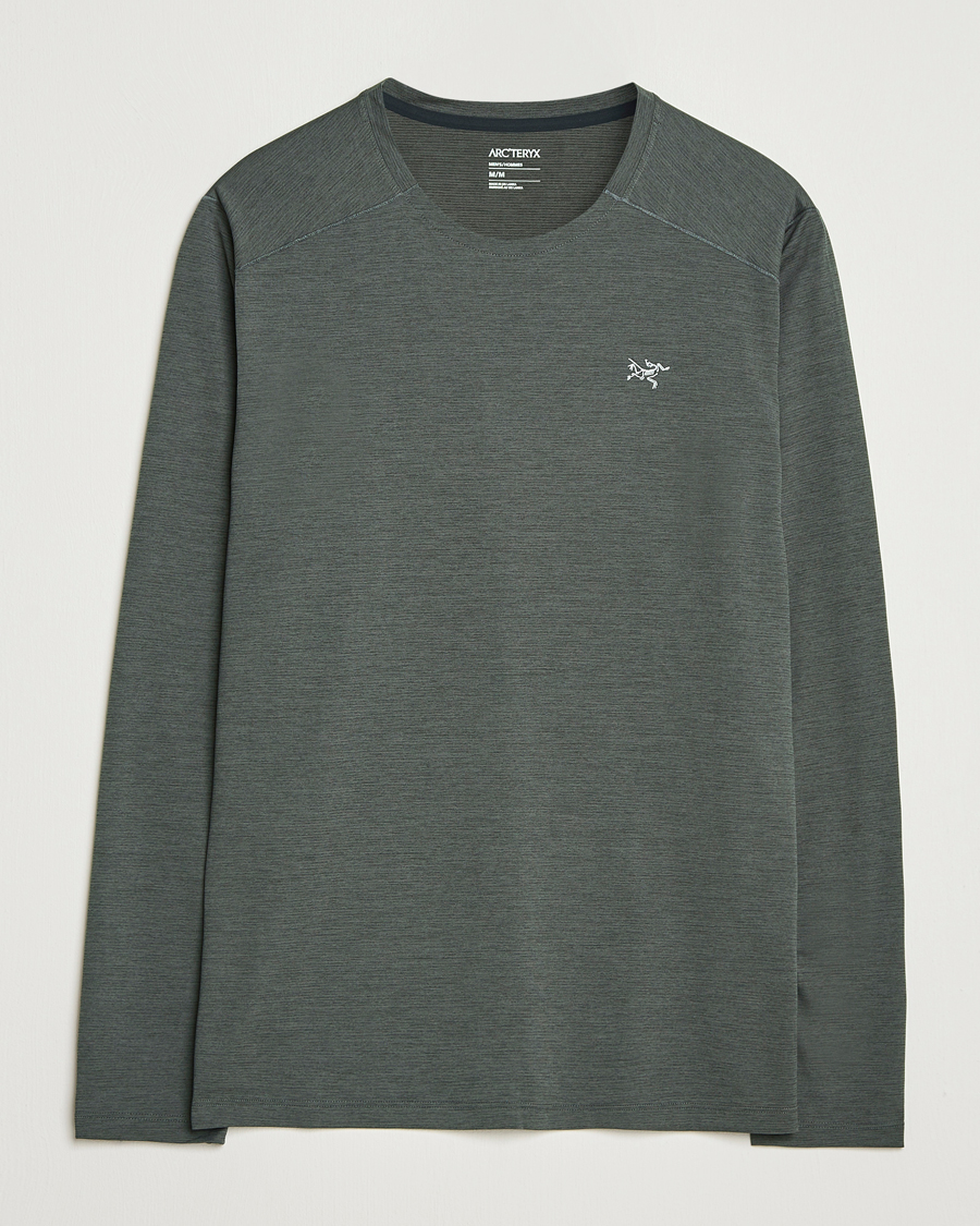Herre | T-Shirts | Arc'teryx | Cormac Long Sleeve T-Shirt Black Heather