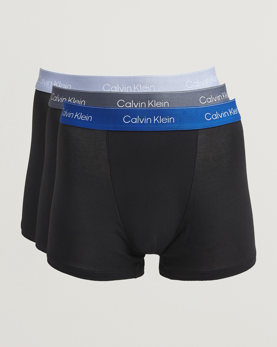 Herre | Undertøy | Calvin Klein | 3-Pack Icon Cotton Stretch Relaxed Trunk Black