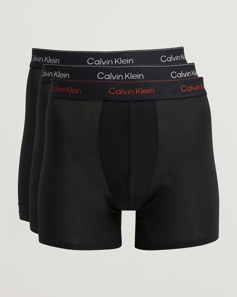 Herre | Undertøy | Calvin Klein | 3-Pack Icon Cotton Stretch Boxer Brief Black