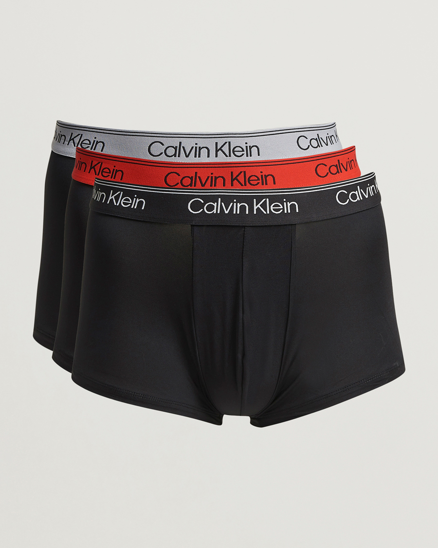 Herre | Undertøy | Calvin Klein | 3-Pack Micro Stretch Trunk Black