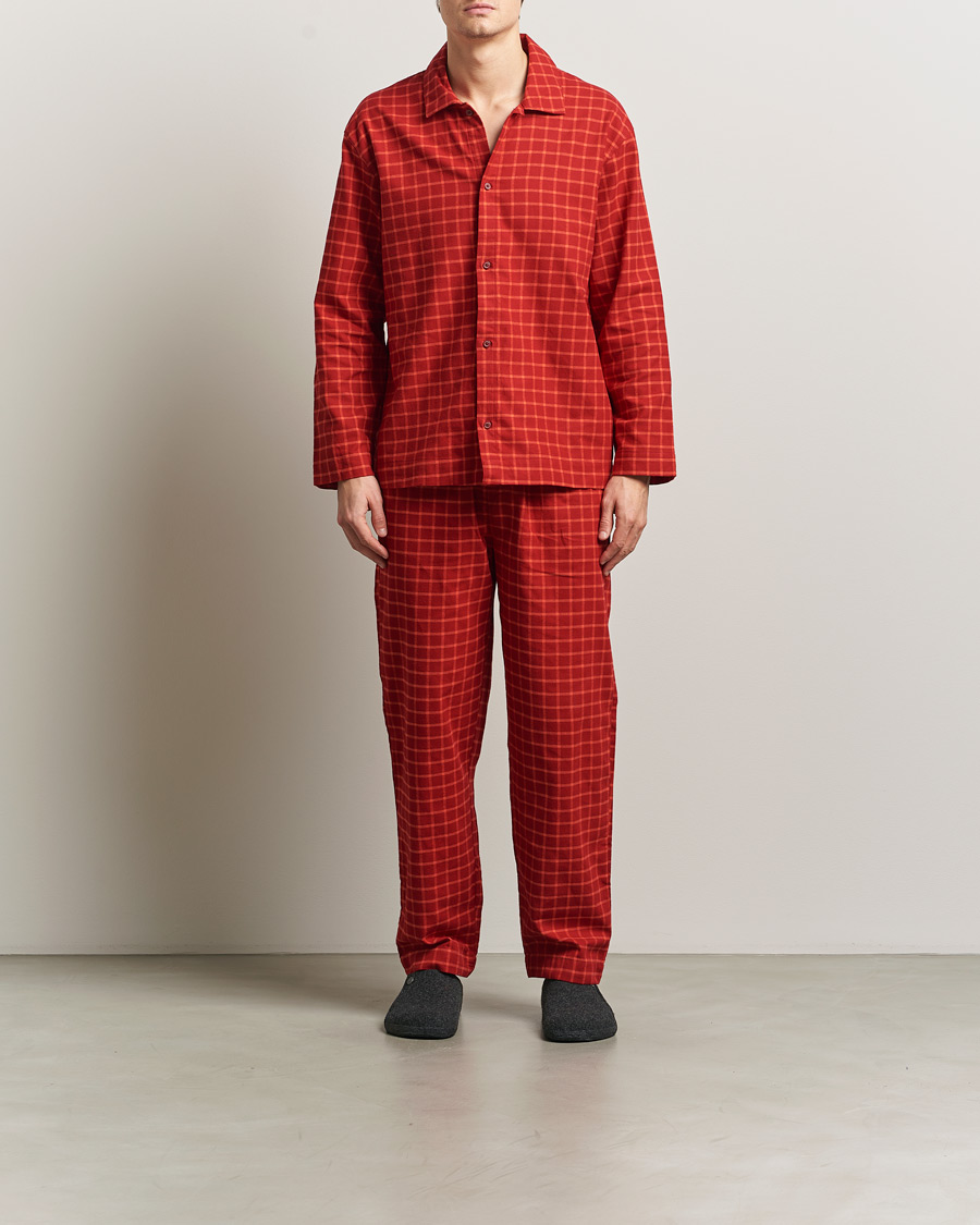 Herre | Pyjamaser og badekåper | Calvin Klein | Flannel Pyjama Set Red