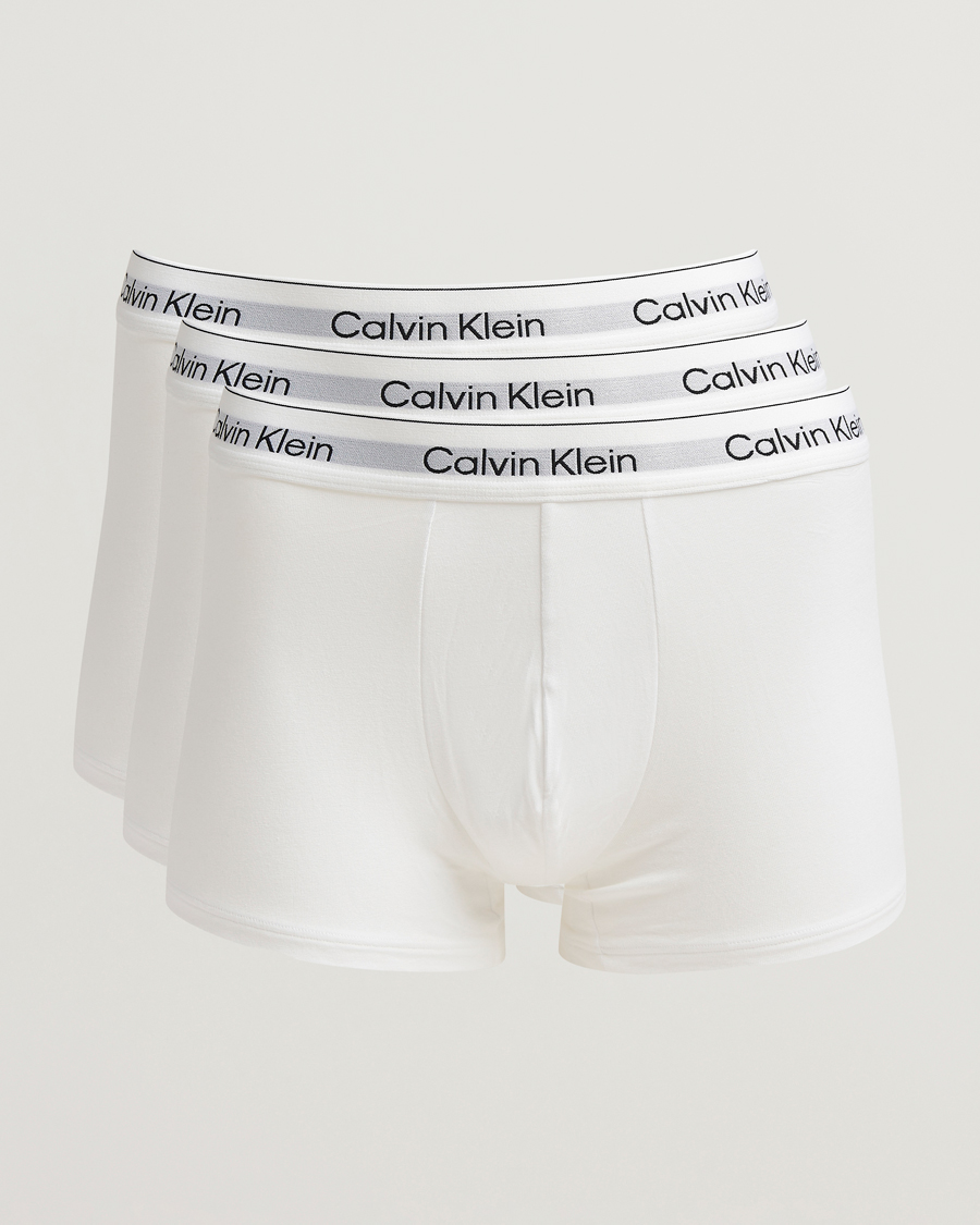 Herre | Undertøy | Calvin Klein | 3-Pack Icon Cotton Stretch Trunk White
