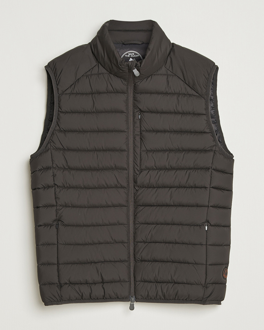 Herre | Vester | Save The Duck | Rhus Matt Lightweight Vest Brown Black