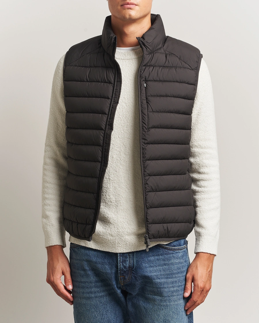 Herre | Vester | Save The Duck | Rhus Matt Lightweight Vest Brown Black