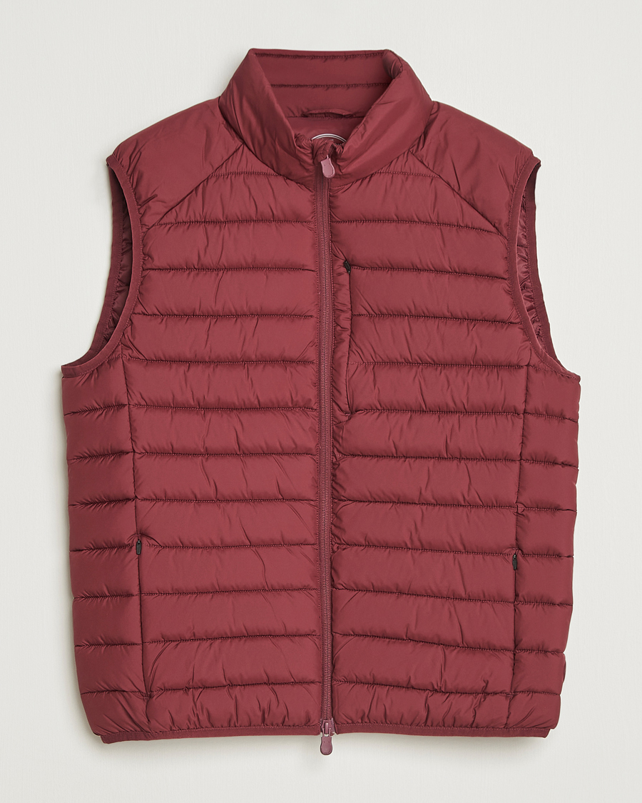 Herre | Vester | Save The Duck | Rhus Matt Lightweight Vest Wine Red