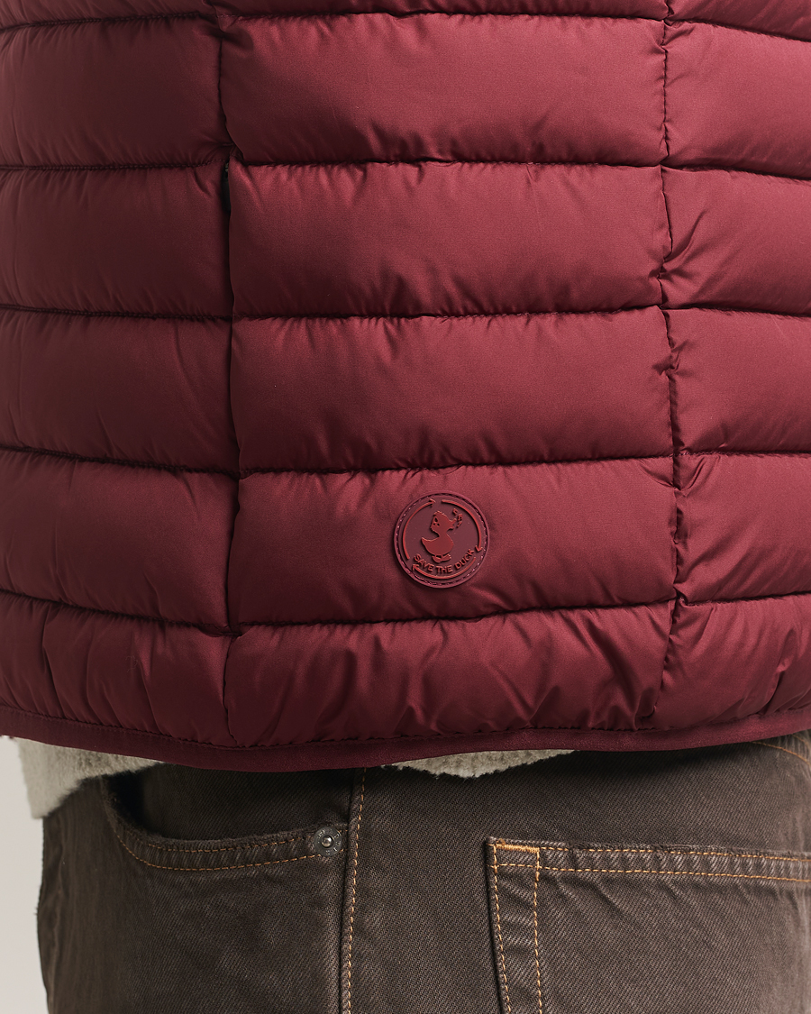 Herre | Vester | Save The Duck | Rhus Matt Lightweight Vest Wine Red