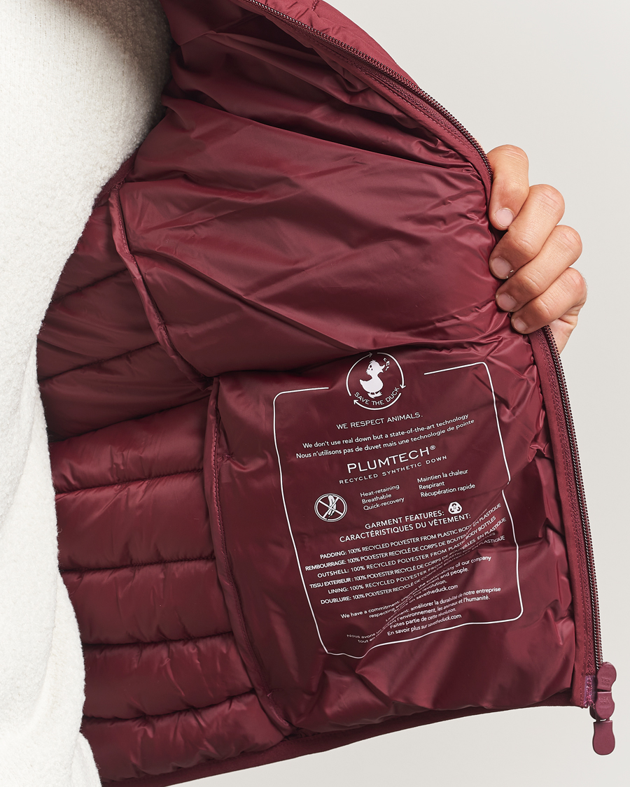 Herre | Vester | Save The Duck | Rhus Matt Lightweight Vest Wine Red