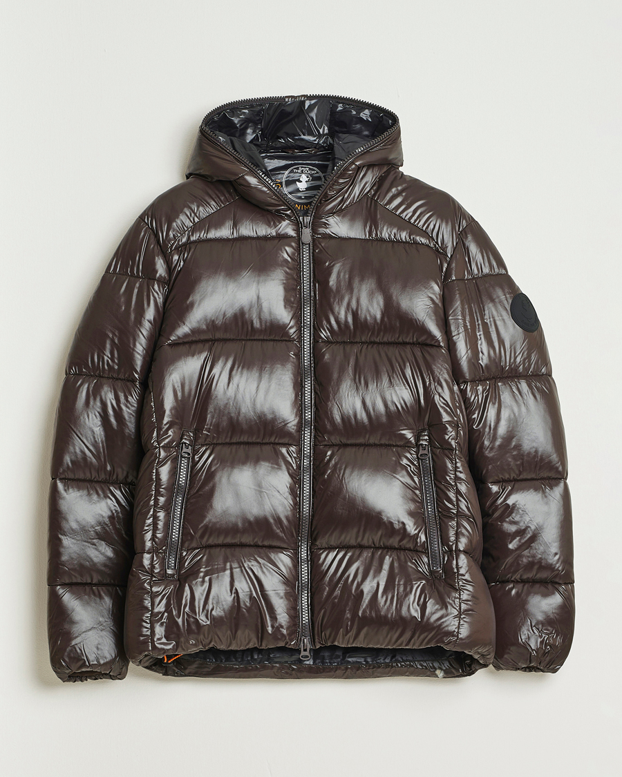 Herre | Jakker | Save The Duck | Edgard Padded Puffer Brown Black