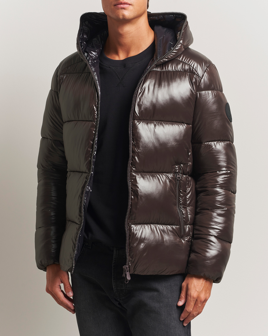 Herre | Jakker | Save The Duck | Edgard Padded Puffer Brown Black