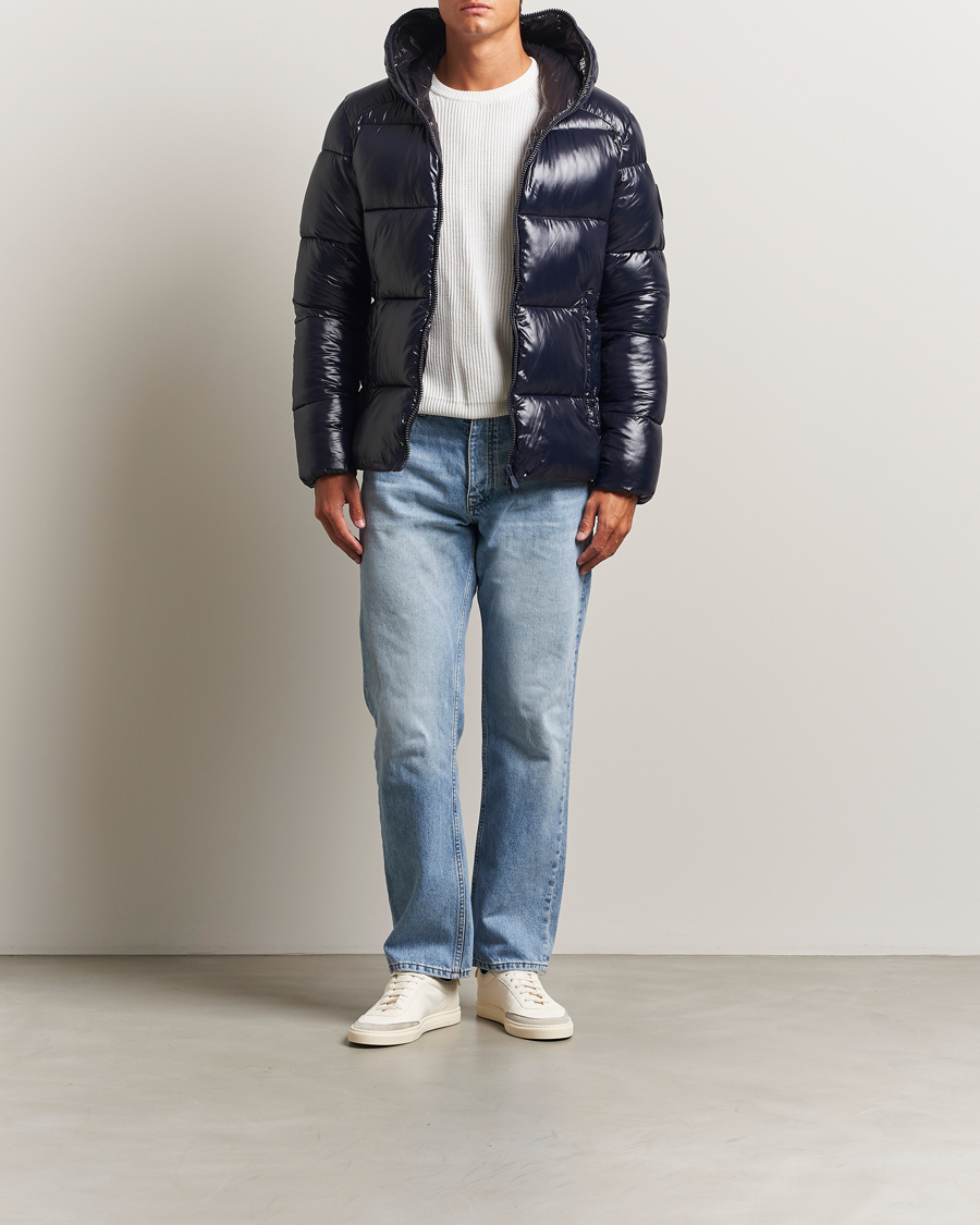 Herre | Jakker | Save The Duck | Edgard Padded Puffer Blue Black