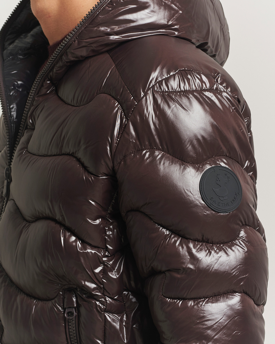 Herre | Jakker | Save The Duck | Chet Padded Puffer Brown Black