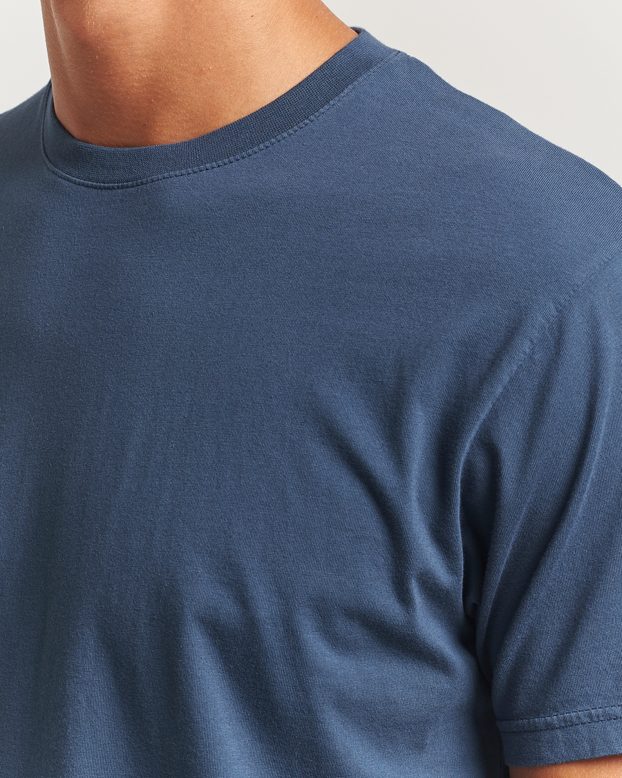 Herre | T-Shirts | Colorful Standard | Classic Organic T-Shirt Petrol Blue