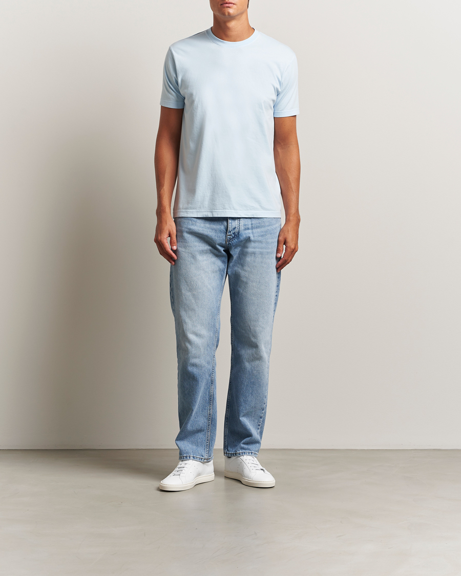 Herre | T-Shirts | Colorful Standard | Classic Organic T-Shirt Polar Blue