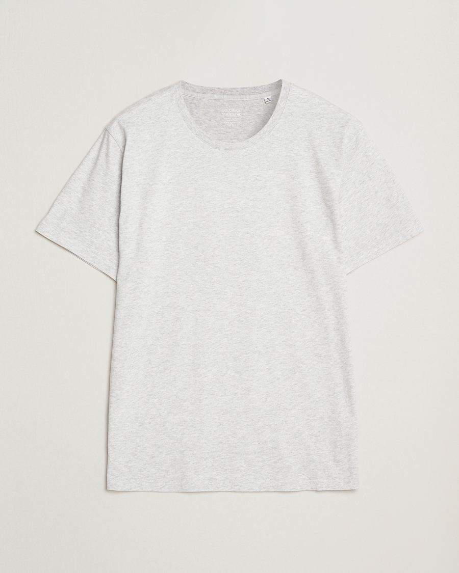 Herre | T-Shirts | Colorful Standard | Classic Organic T-Shirt Snow Melange