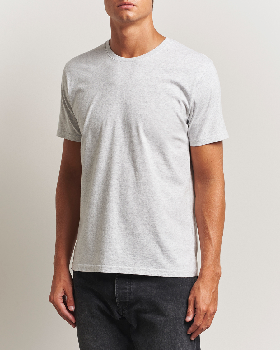 Herre | T-Shirts | Colorful Standard | Classic Organic T-Shirt Snow Melange