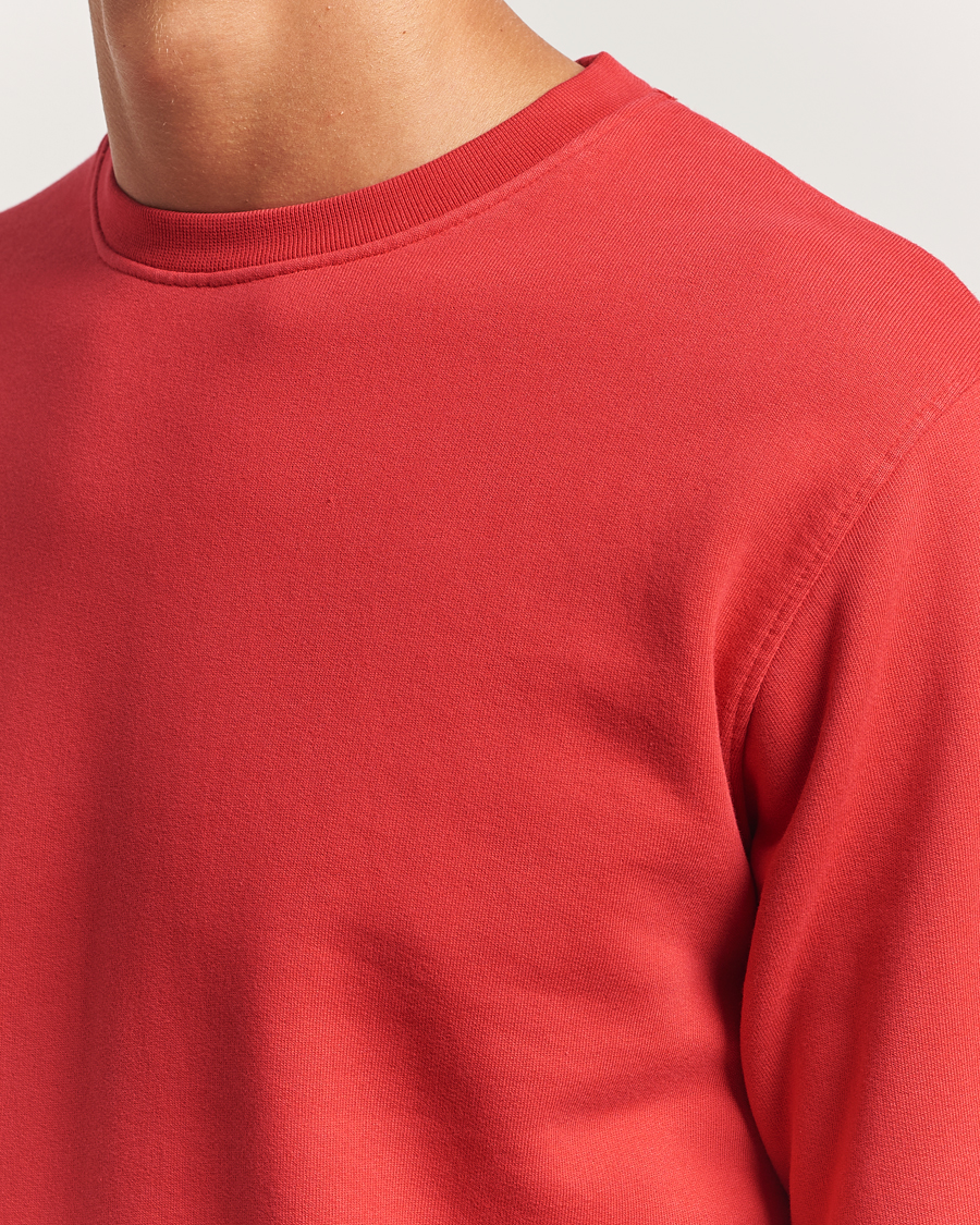 Herre | Gensere | Colorful Standard | Classic Organic Crew Neck Sweat Scarlet Red