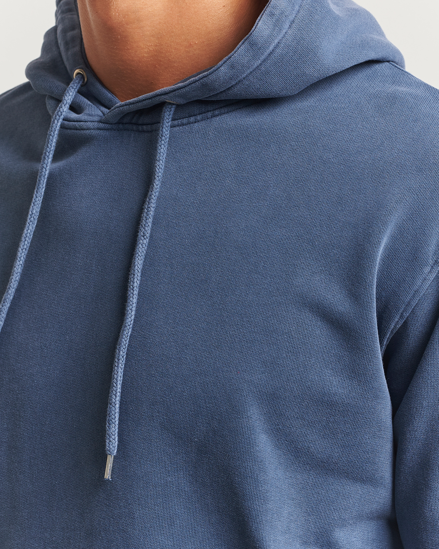 Herre | Gensere | Colorful Standard | Classic Organic Hood Neptune Blue