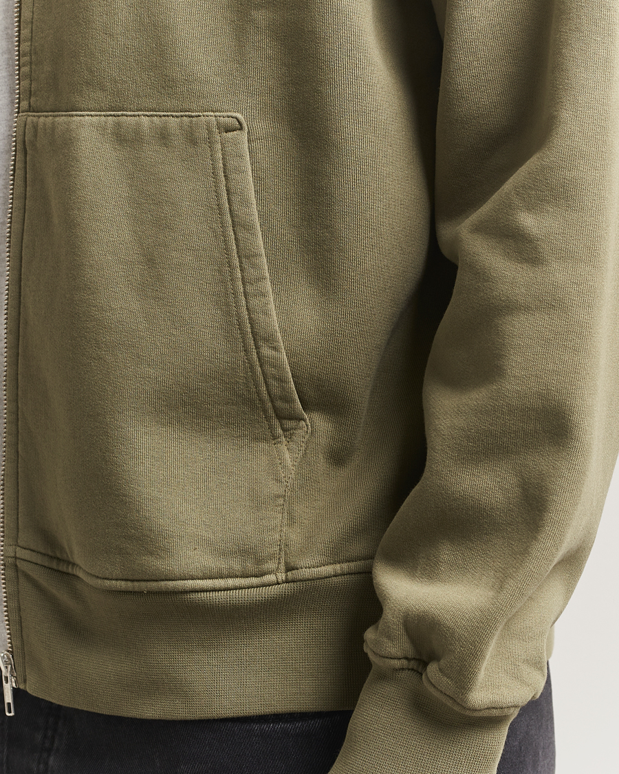 Herre | Gensere | Colorful Standard | Classic Organic Full Zip Hoodie Dusty Olive