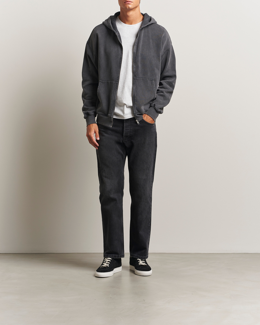 Herre | Gensere | Colorful Standard | Classic Organic Full Zip Hoodie Faded Black