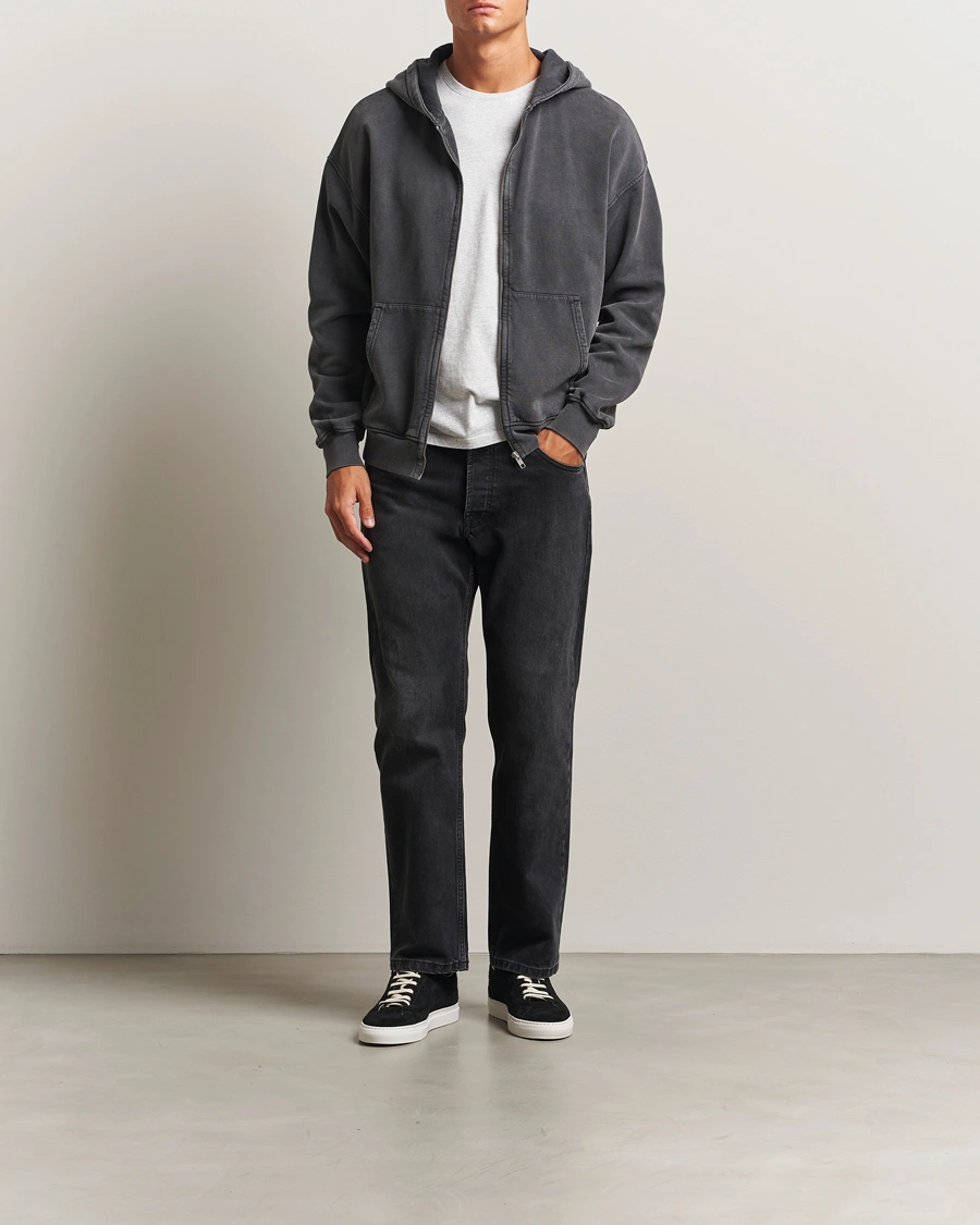 Herre | Gensere | Colorful Standard | Classic Organic Full Zip Hoodie Faded Black