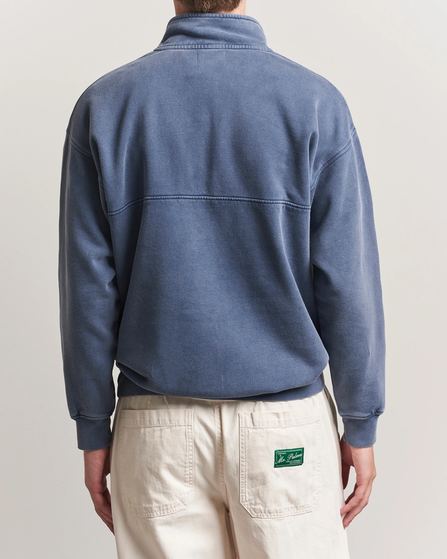 Herre | Gensere | Colorful Standard | Classic Organic Half-Zip Neptune Blue