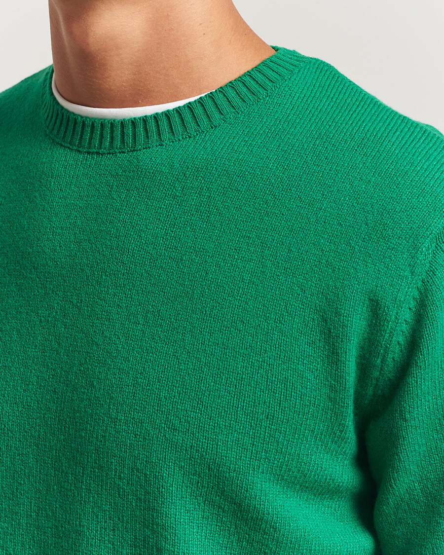 Herre | Gensere | Colorful Standard | Classic Merino Wool Crew Neck Kelly Green