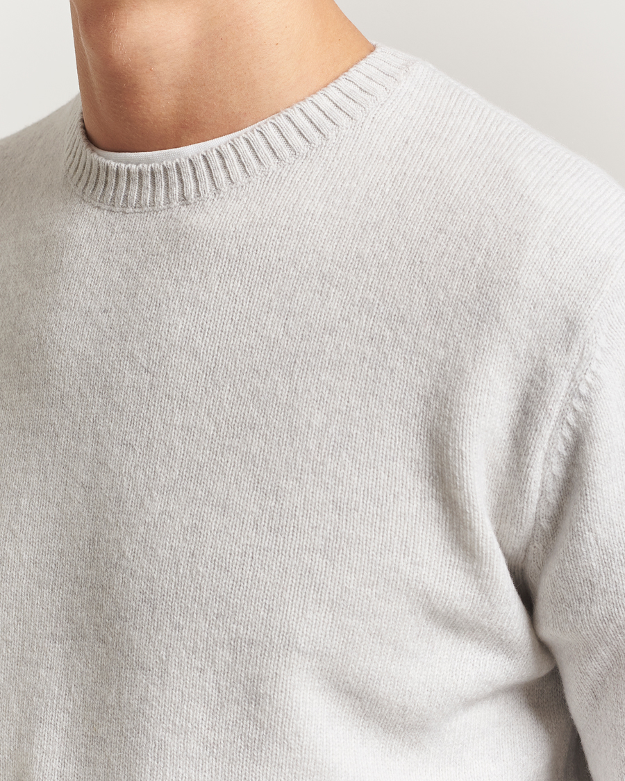 Herre | Gensere | Colorful Standard | Classic Merino Wool Crew Neck Snow Melange