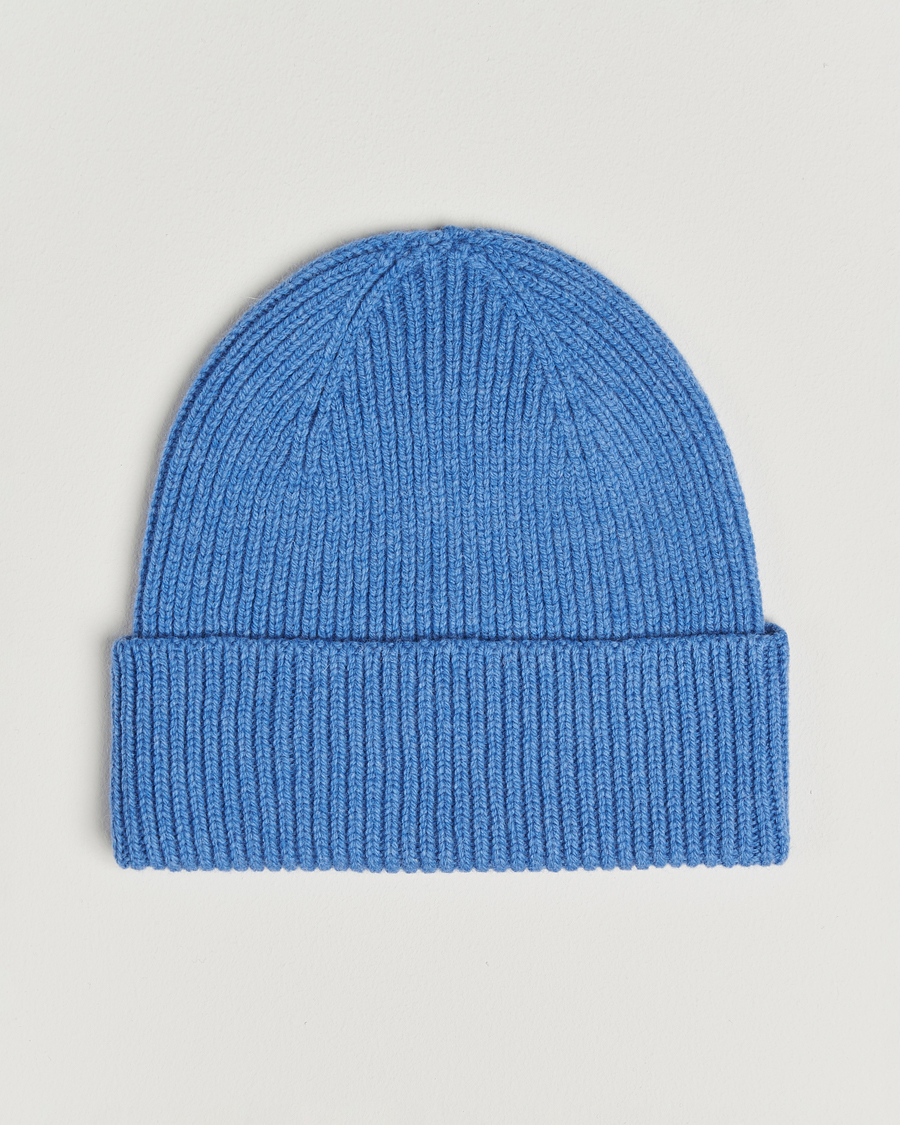 Herre | Luer | Colorful Standard | Merino Wool Beanie Pacific Blue