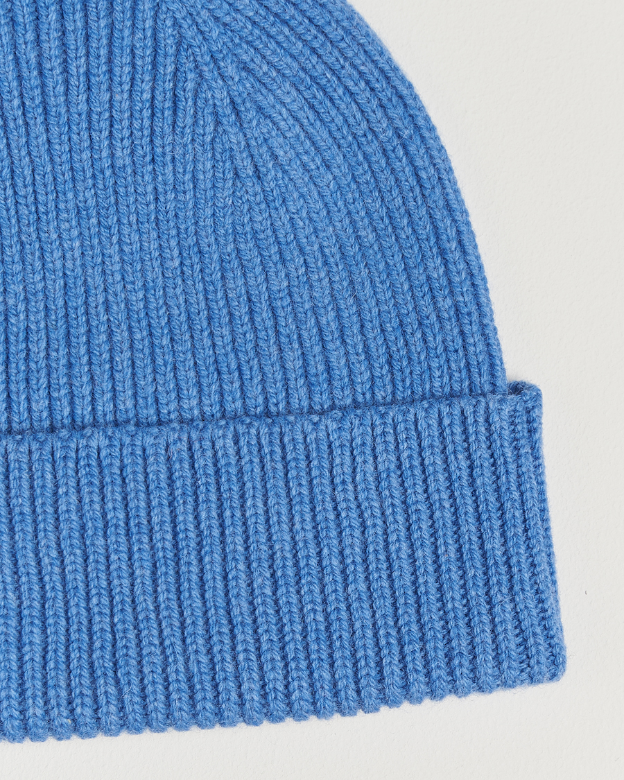 Herre | Luer | Colorful Standard | Merino Wool Beanie Pacific Blue