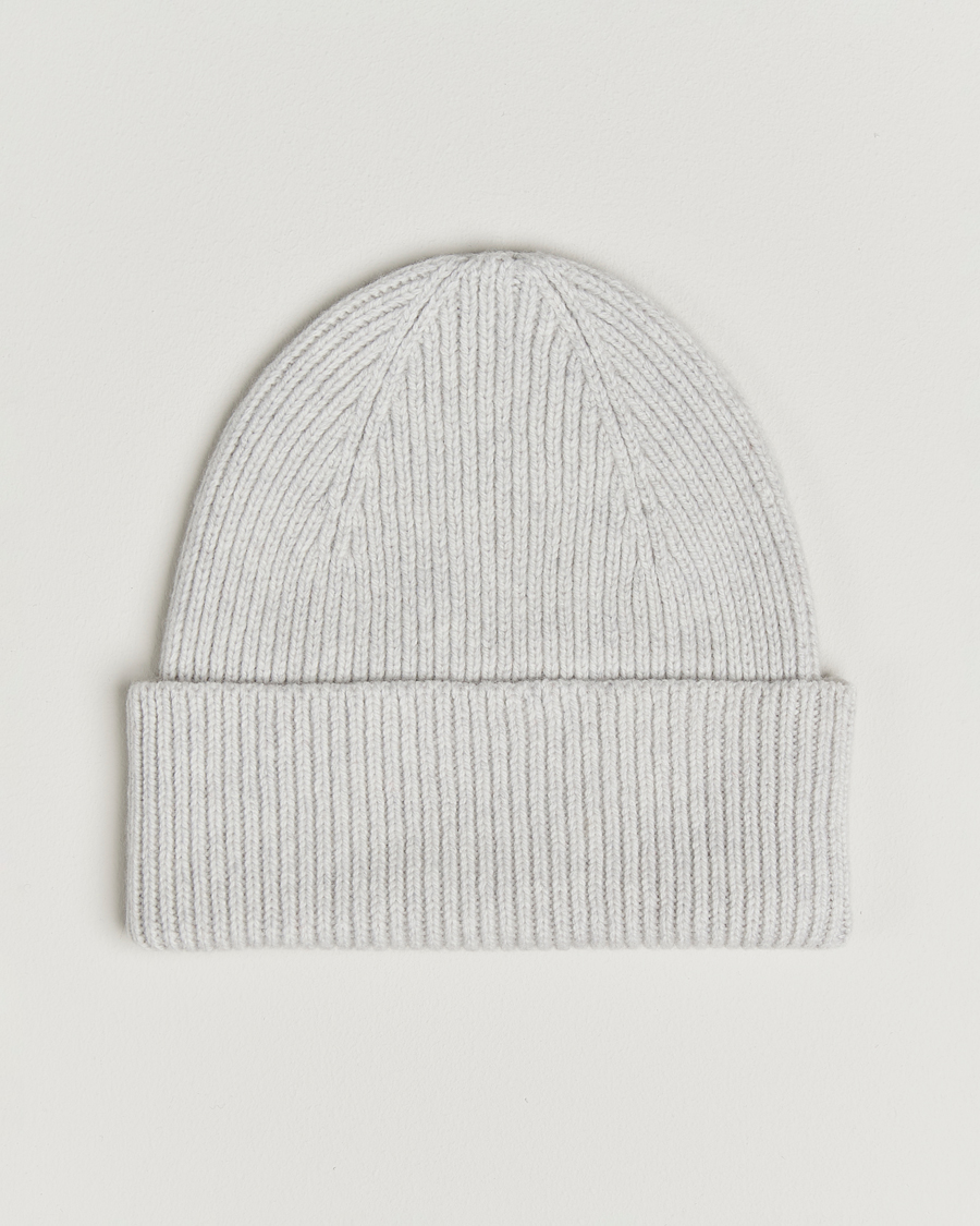 Herre | Luer | Colorful Standard | Merino Wool Beanie Snow Melange