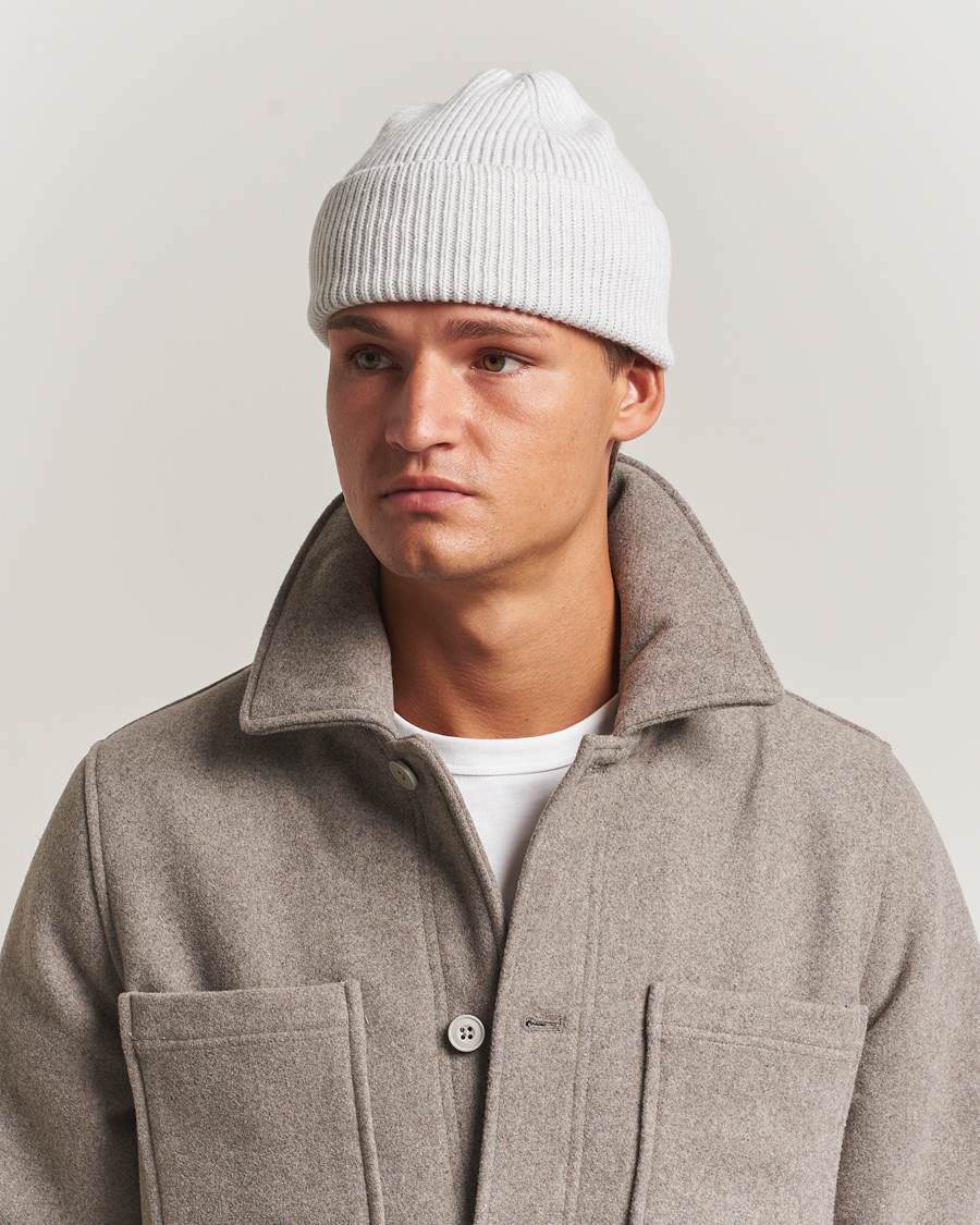 Herre | Luer | Colorful Standard | Merino Wool Beanie Snow Melange