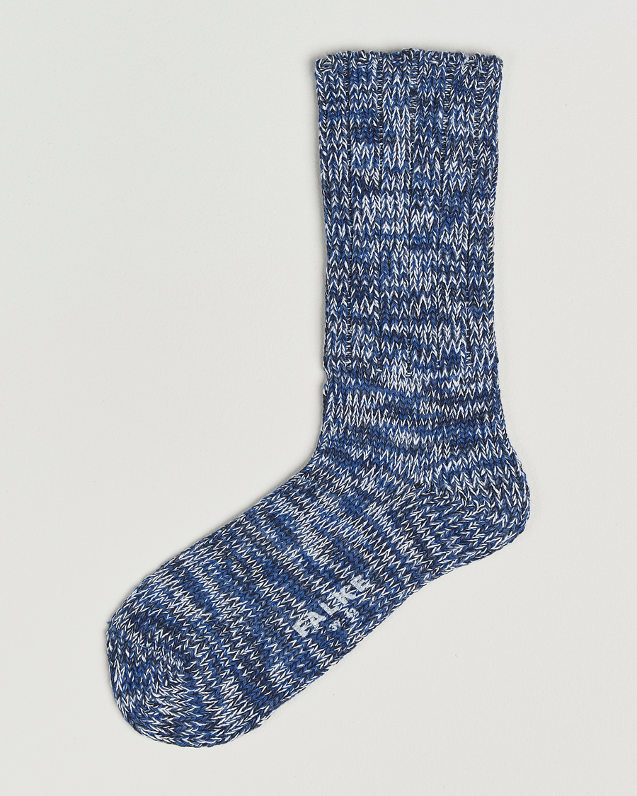 Herre | Undertøy | Falke | Brooklyn Cotton Sock Dusty Blue
