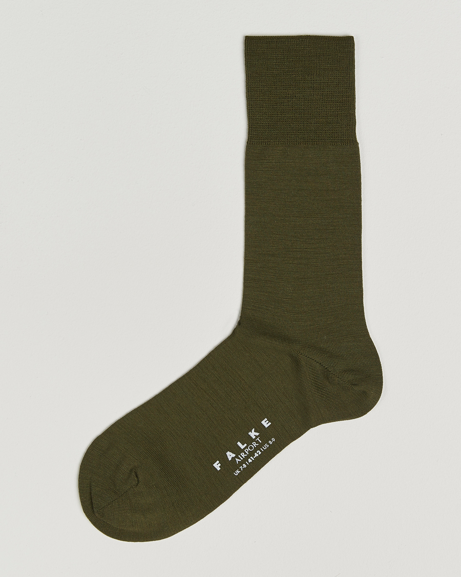 Herre | Undertøy | Falke | Airport Socks Grass Green