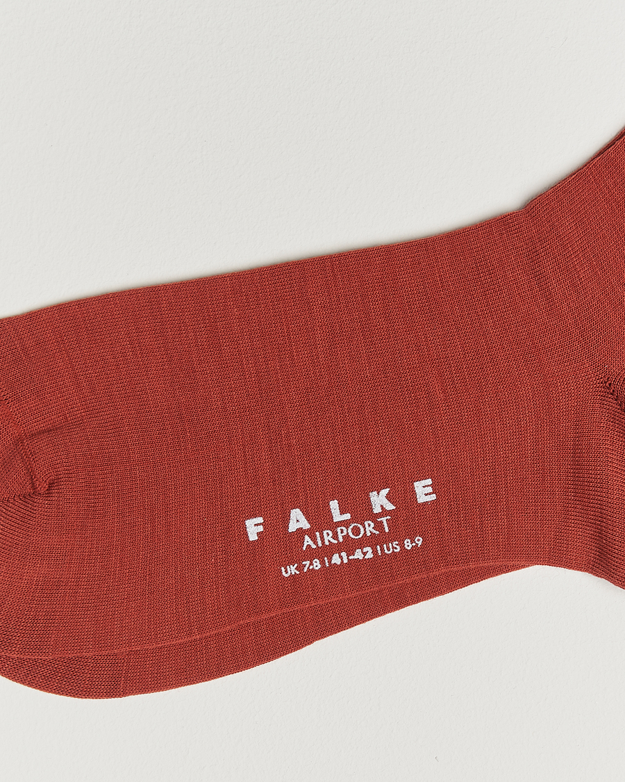Herre | Undertøy | Falke | Airport Socks Brick Red