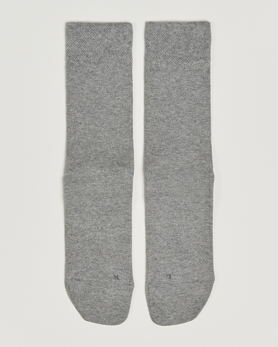 Herre | Undertøy | Falke | Sensitive Socks London Light Grey Melange