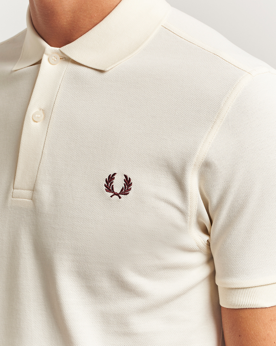 Herre | Pikéer | Fred Perry | Plain Polo Shirt Ecru