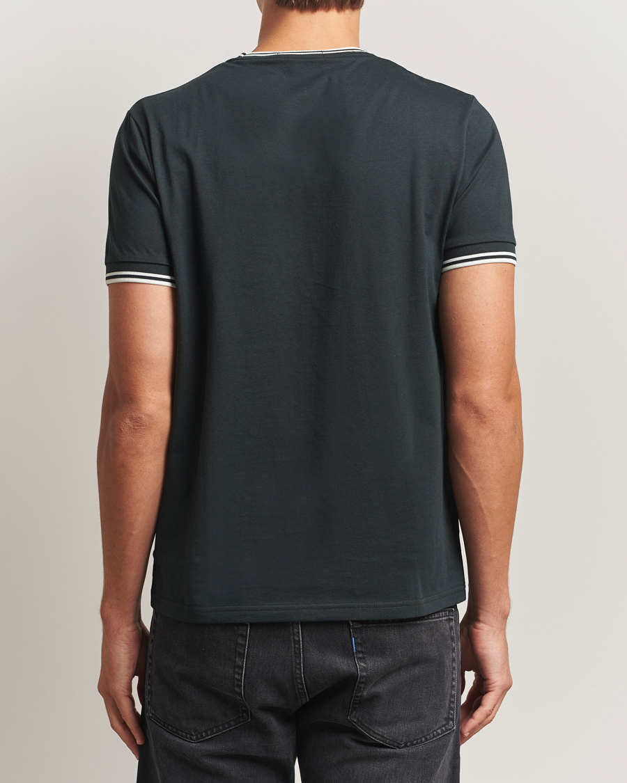 Herre | T-Shirts | Fred Perry | Twin Tipped T-Shirt Night Green