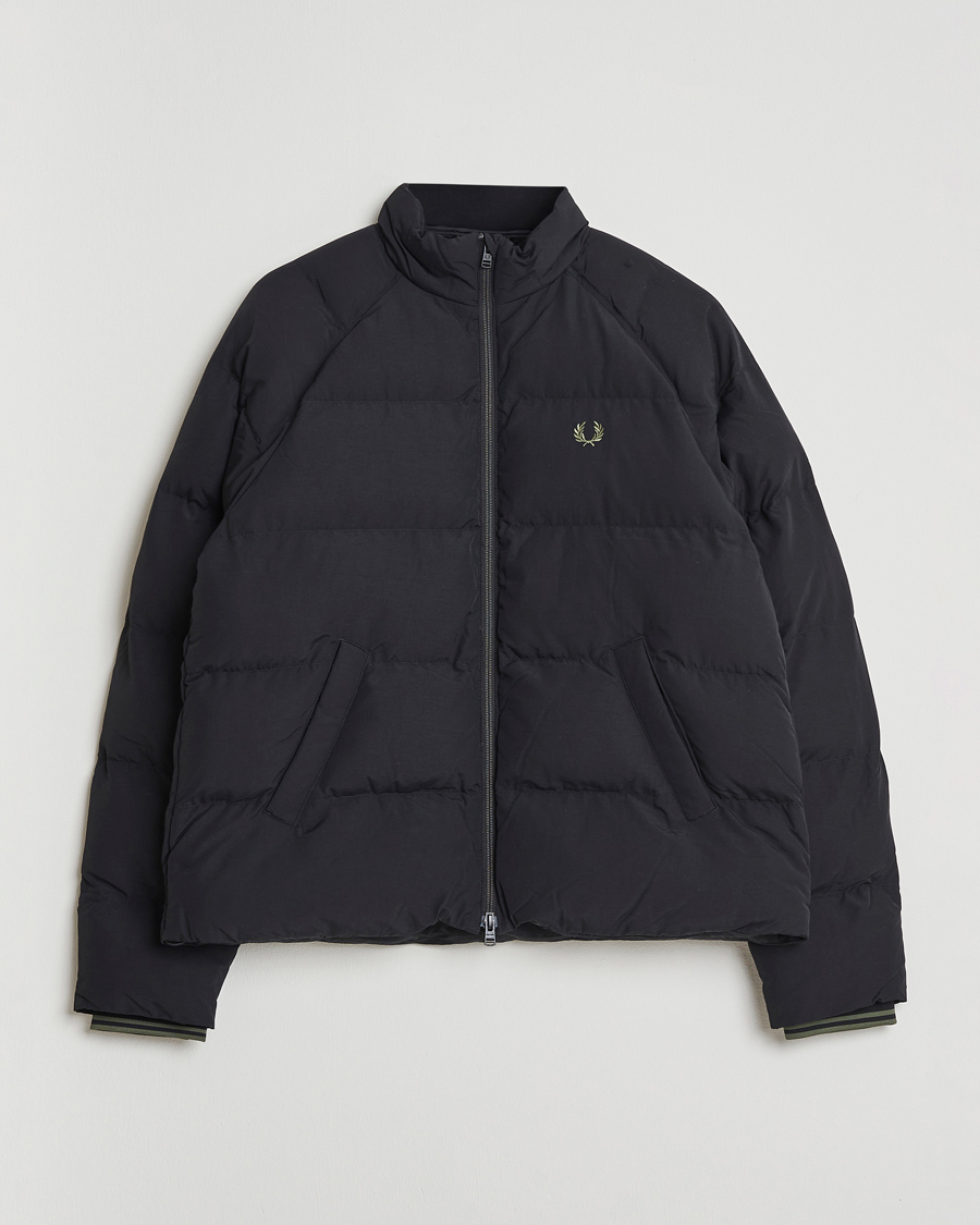Herre | Jakker | Fred Perry | Raglan Padded Down Jacket Black