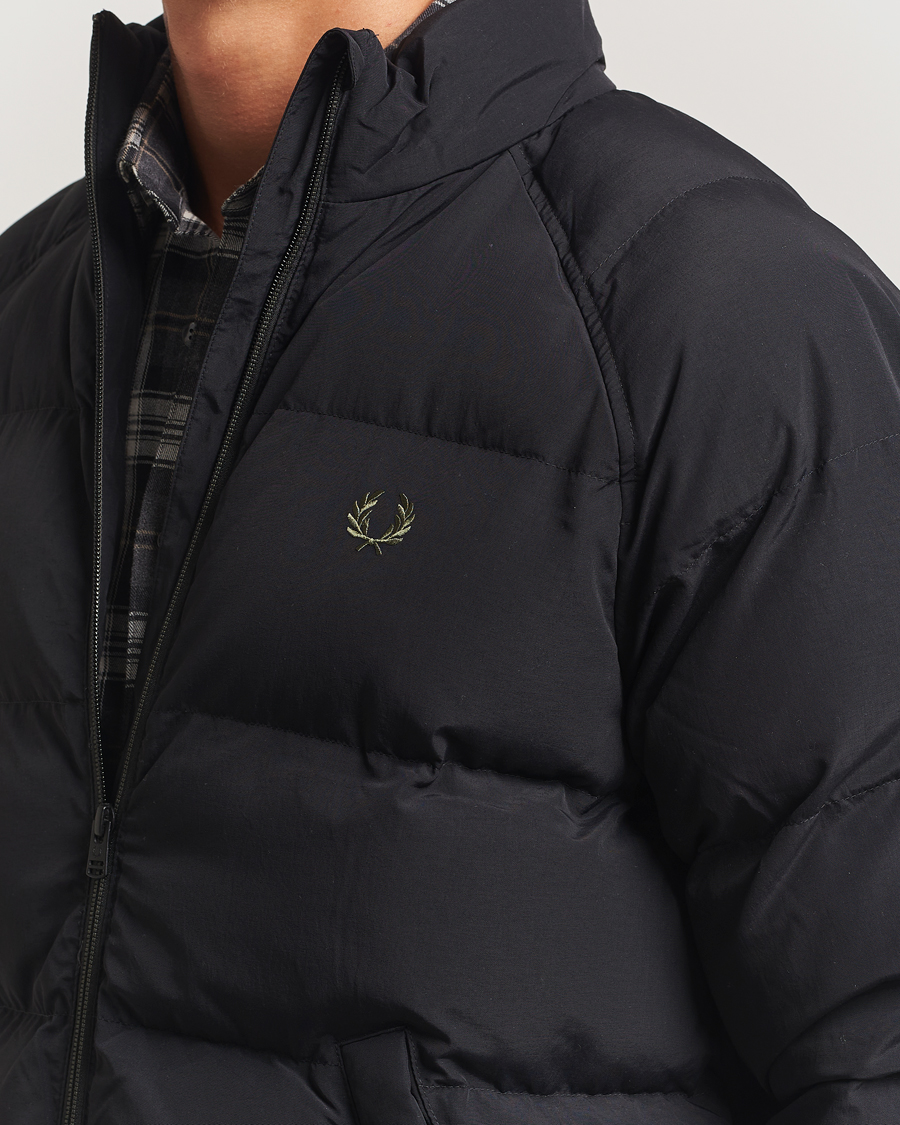 Herre | Jakker | Fred Perry | Raglan Padded Down Jacket Black