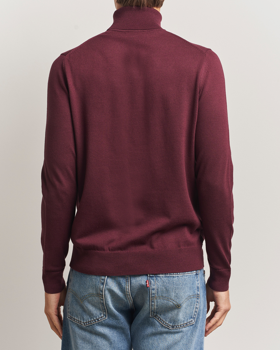 Herre | Gensere | Fred Perry | Classic Rollnock Jumper Oxblood
