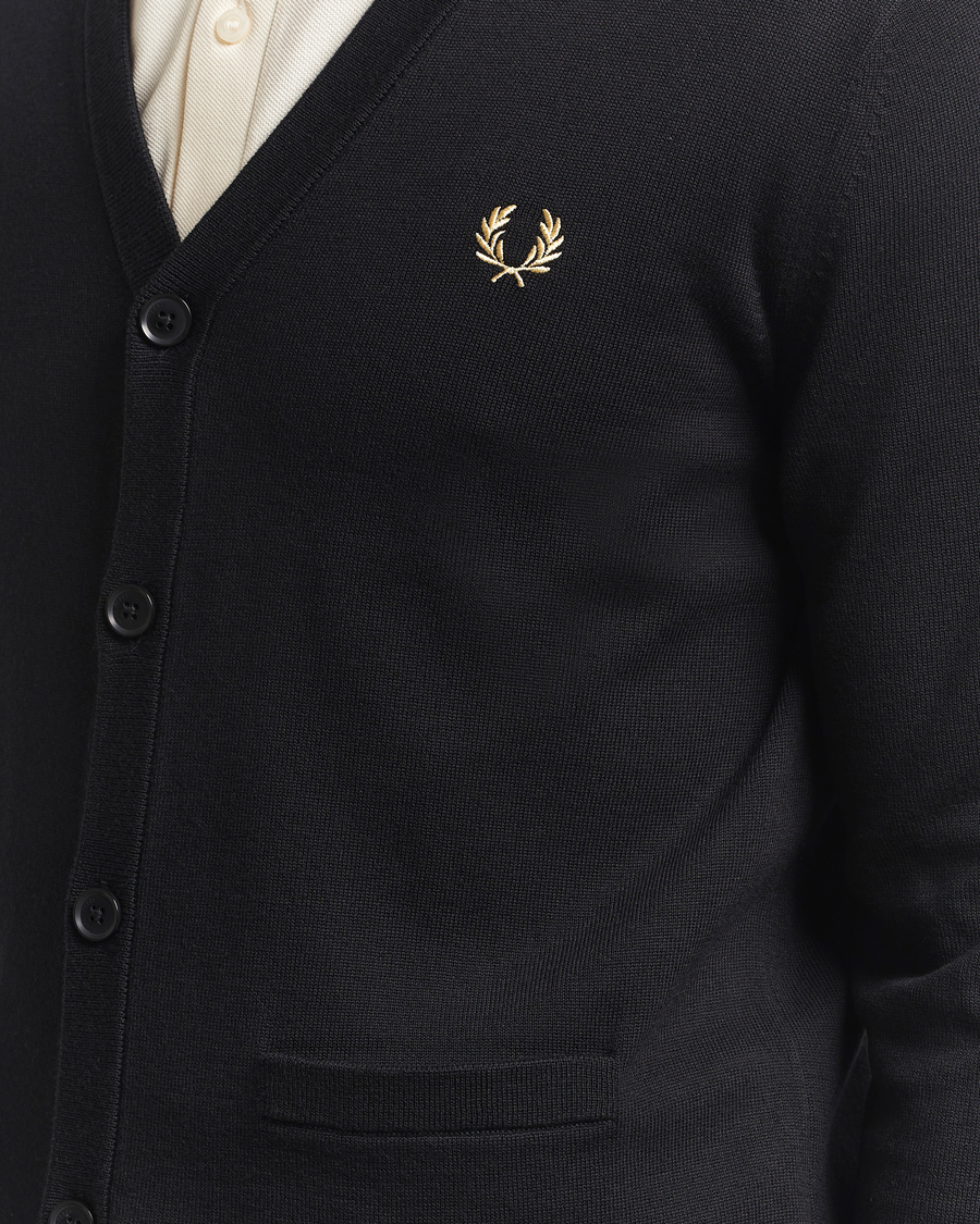 Herre | Gensere | Fred Perry | Classic Cardigan Black