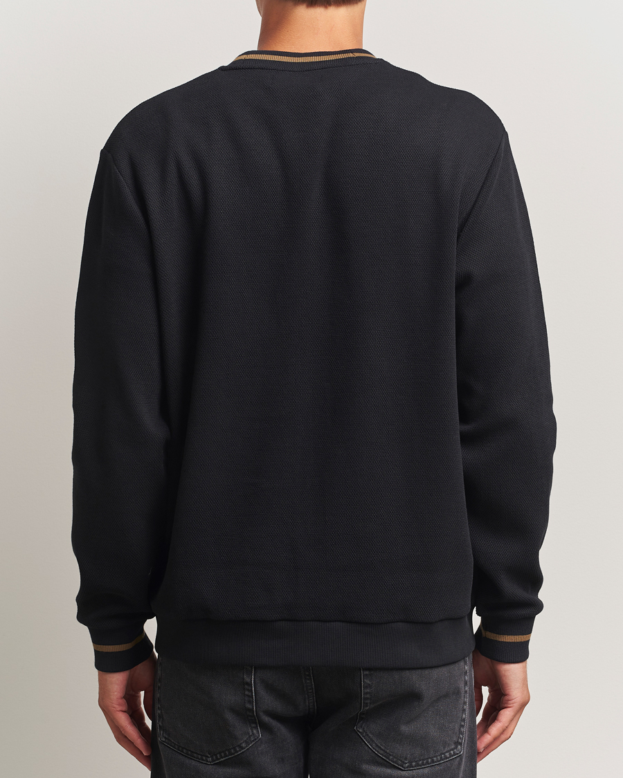 Herre | Gensere | Fred Perry | Tipped Pique Textured Cardigan Black