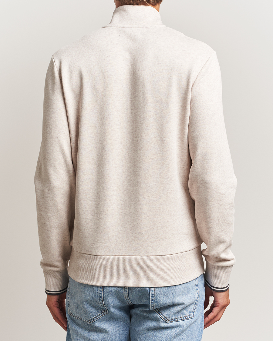 Herre | Gensere | Fred Perry | Half Zip Sweatshirt Porrigde Marl