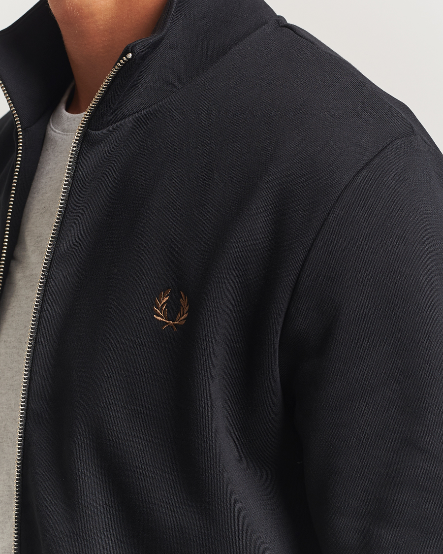 Herre | Gensere | Fred Perry | Full Zip Sweatshirt Black
