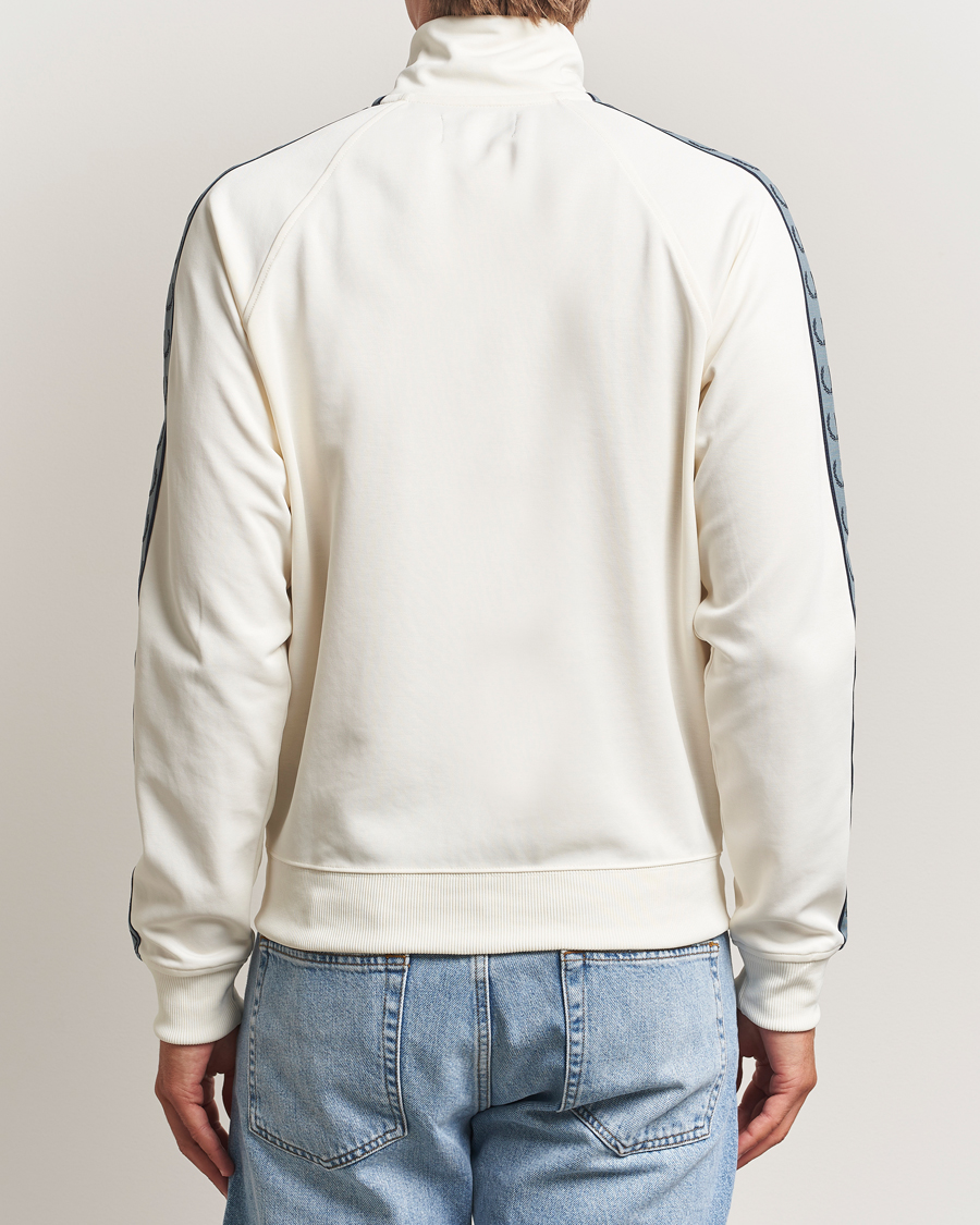 Herre | Gensere | Fred Perry | Taped Track Jacket Ecru