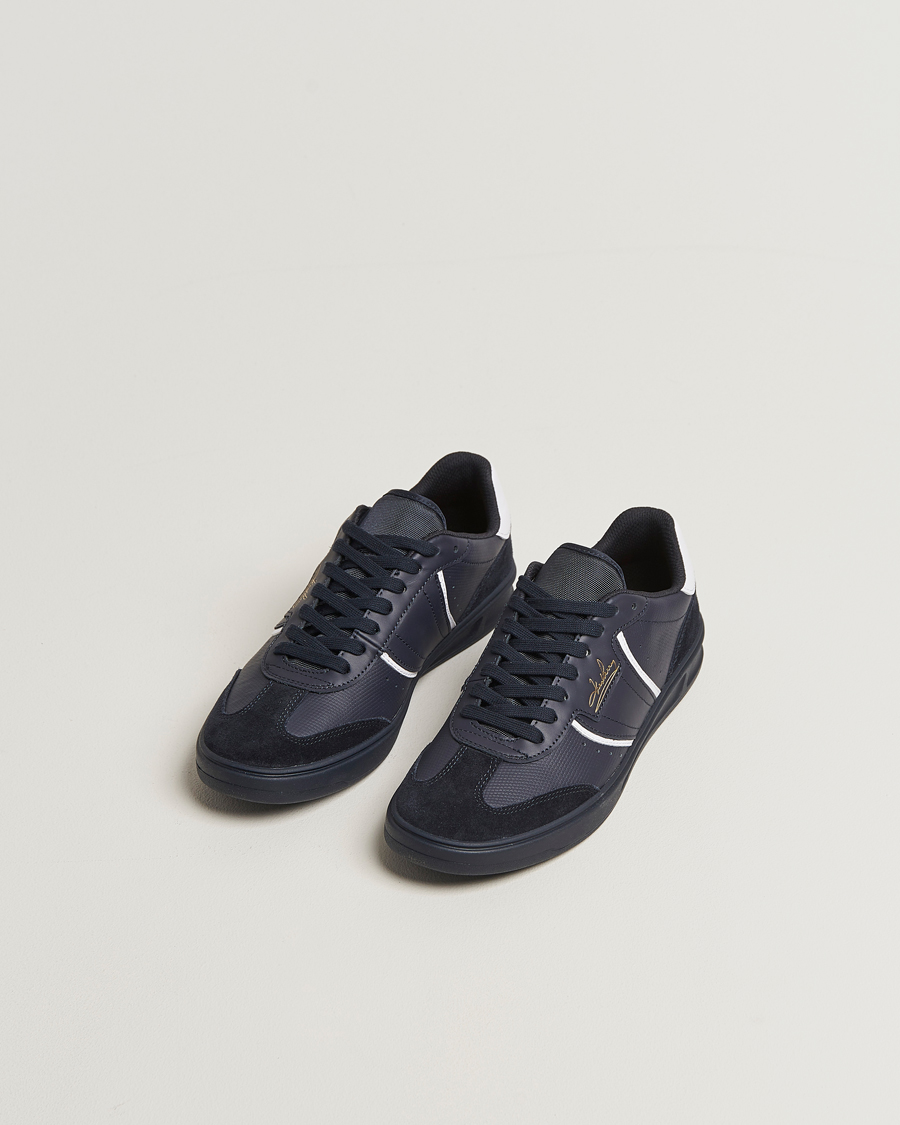 Herre | Sneakers | Fred Perry | B4 Leather/Suede Sneaker Navy