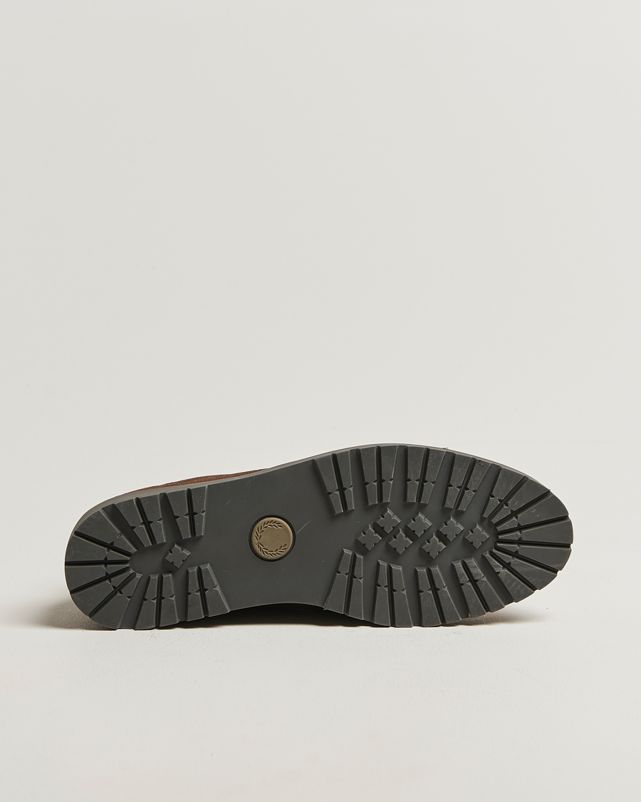 Herre | Støvler | Fred Perry | Kenny Waxed Suede Chukka Boot Burnt Tobacco