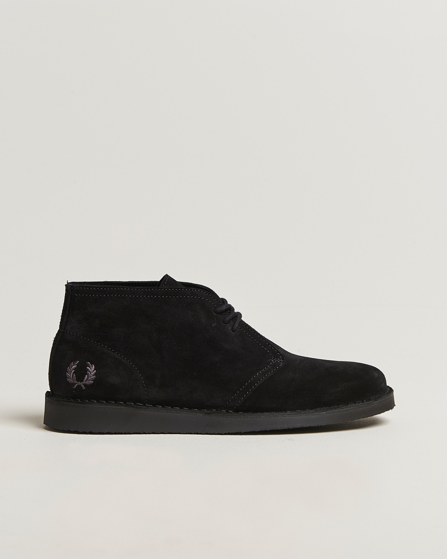 Herre | Støvler | Fred Perry | Hawley Suede Chukka Boot Black